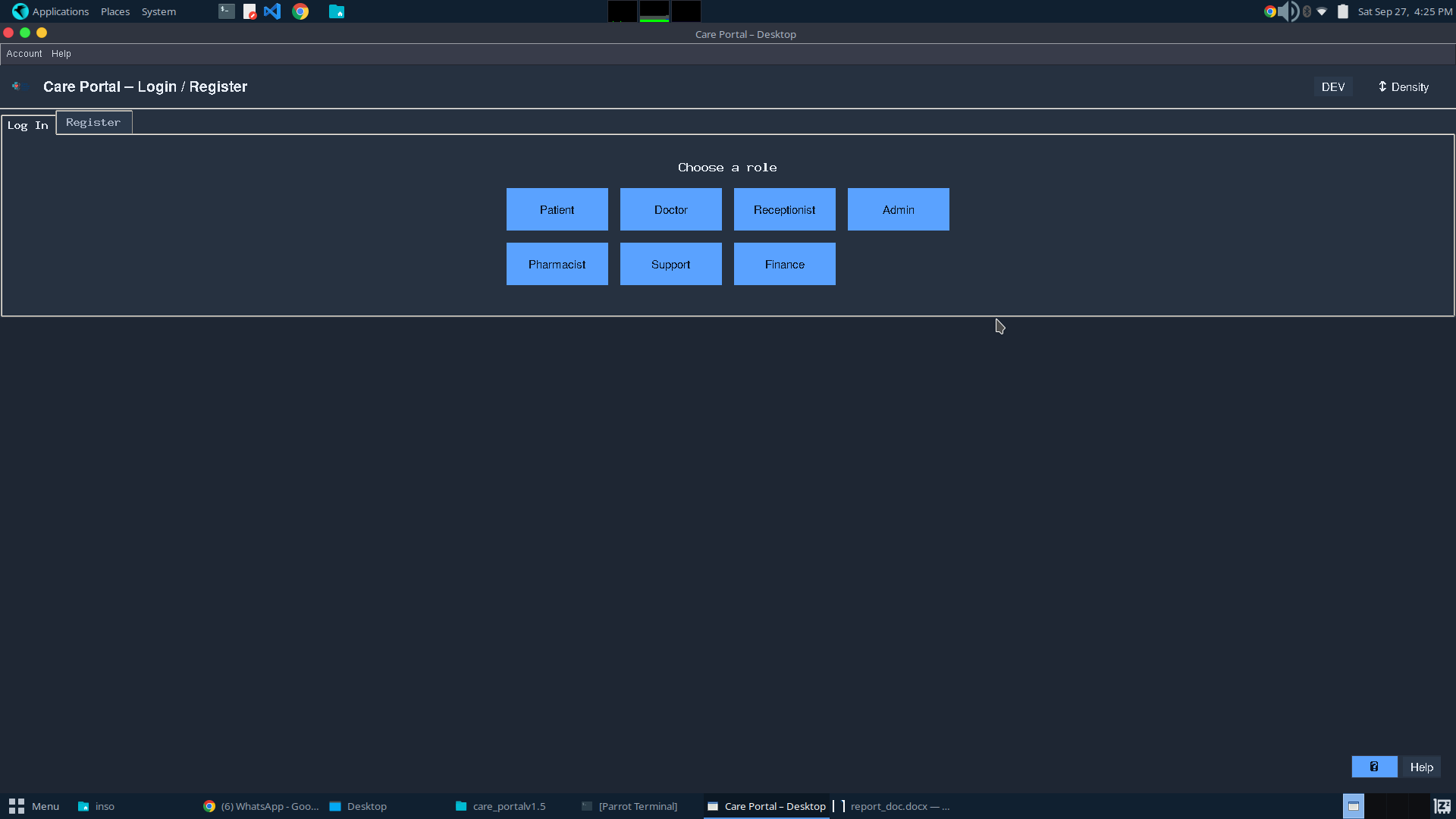 Care Portal project preview